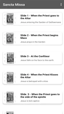 Sancta Missa android App screenshot 2